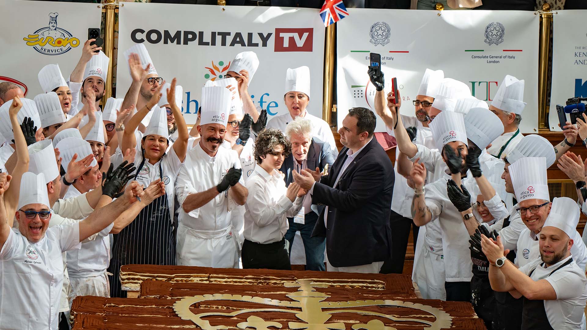 Tiramisu da record a Londra